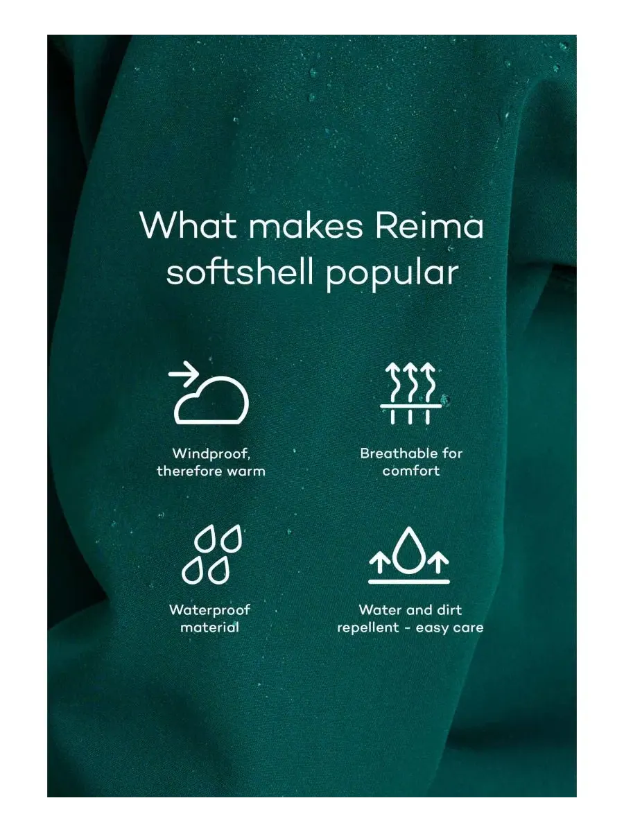 Детская ветровка Vantti Softshell Jacket Reima — изображение 7 из 7, темно-синий