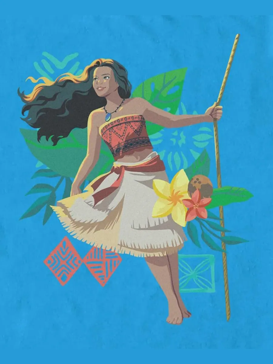 Футболка с принтом Moana Free Fifth Sun — изображение 3 из 3, серебристый