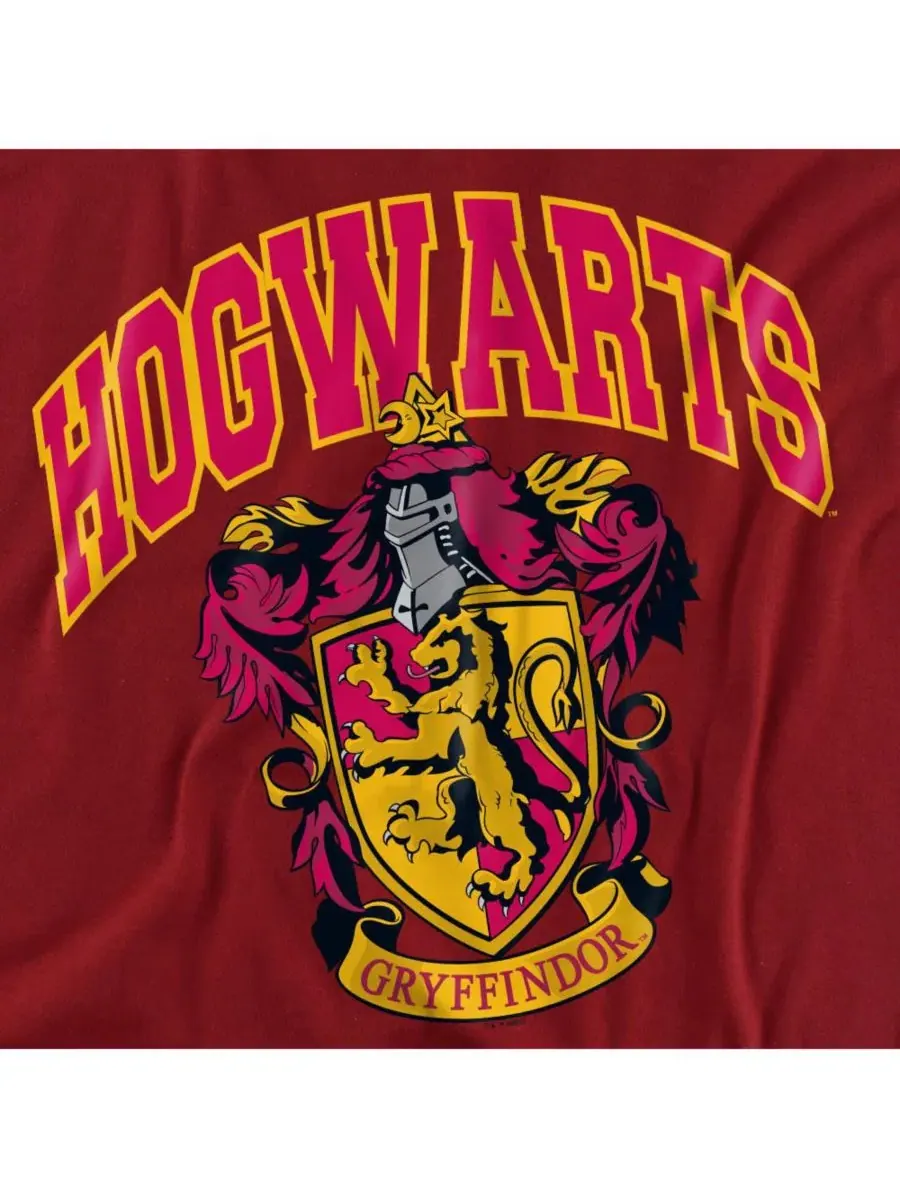 Мужская футболка Хогвартс Гриффиндор Harry Potter — изображение 2 из 3, красный