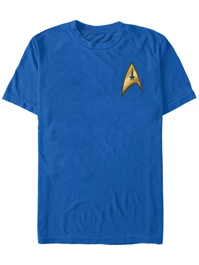 Футболка с коротким рукавом "Star Trek Men's Original Series Command Badge" для костюма Fifth Sun — изображение 1 из 1
