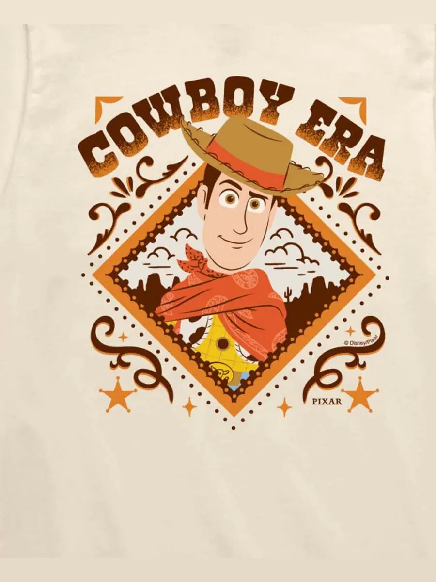 Детская футболка с коротким рукавом, размер 8-20 Toy Story — изображение 3 из 3, бежевый