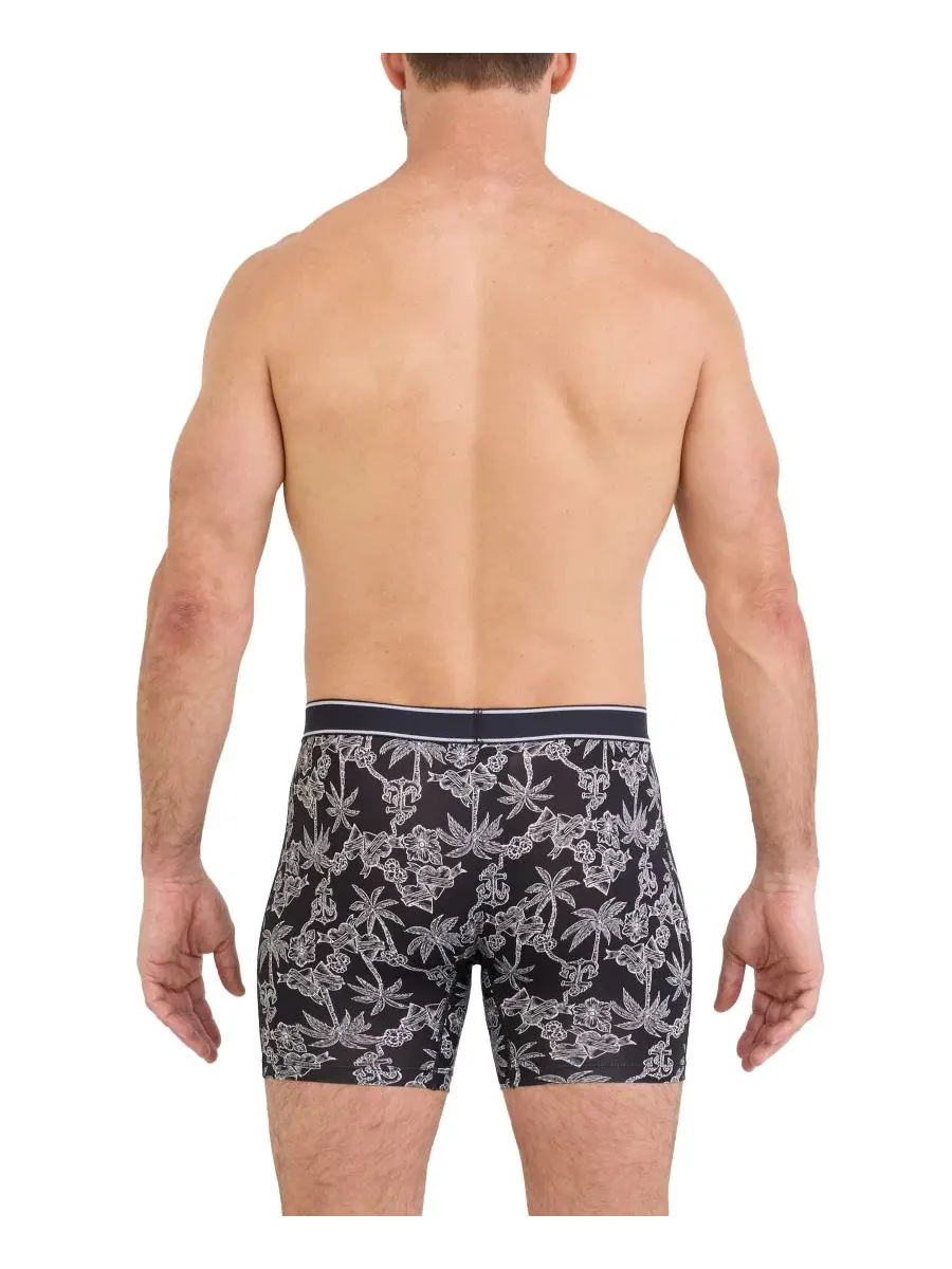 Мужские боксерские трусы Daytripper Comfort Stretch Saxx — изображение 2 из 3, черный