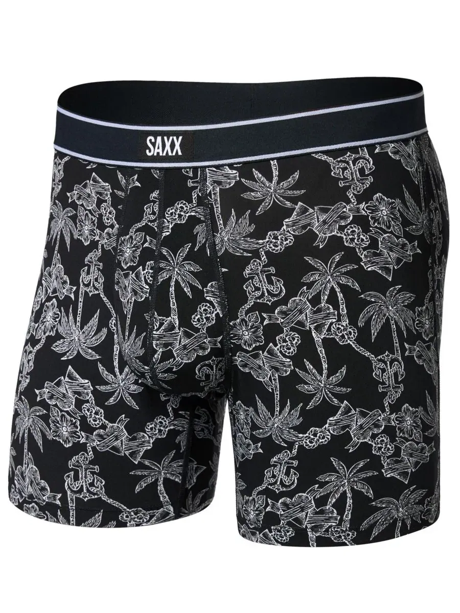 Мужские боксерские трусы Daytripper Comfort Stretch Saxx — изображение 3 из 3, черный