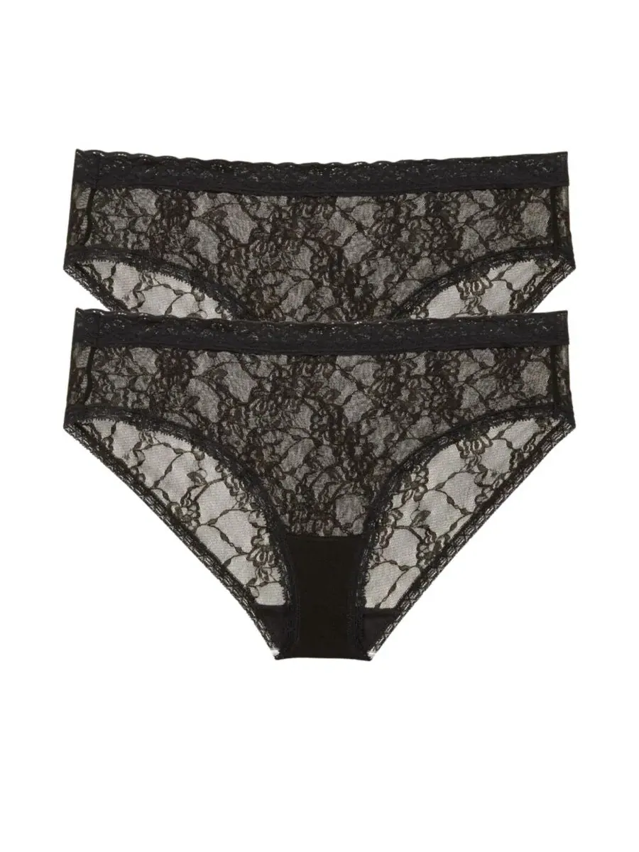 Комплект из двух женских кружевных трусиков Bliss Allure One Lace Girl Natori