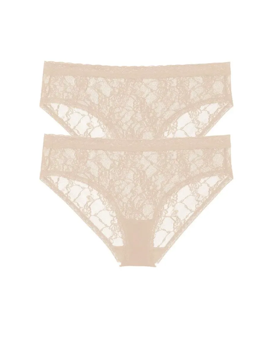 Комплект из двух женских кружевных трусиков Bliss Allure One Lace Girl Natori