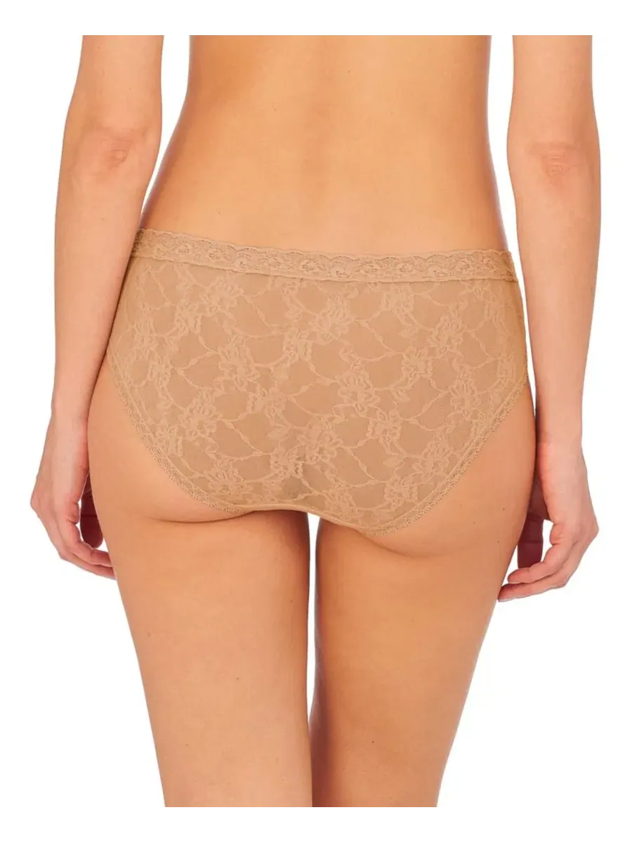 Комплект из двух женских кружевных трусиков Bliss Allure One Lace Girl Natori — изображение 4 из 4, кофе