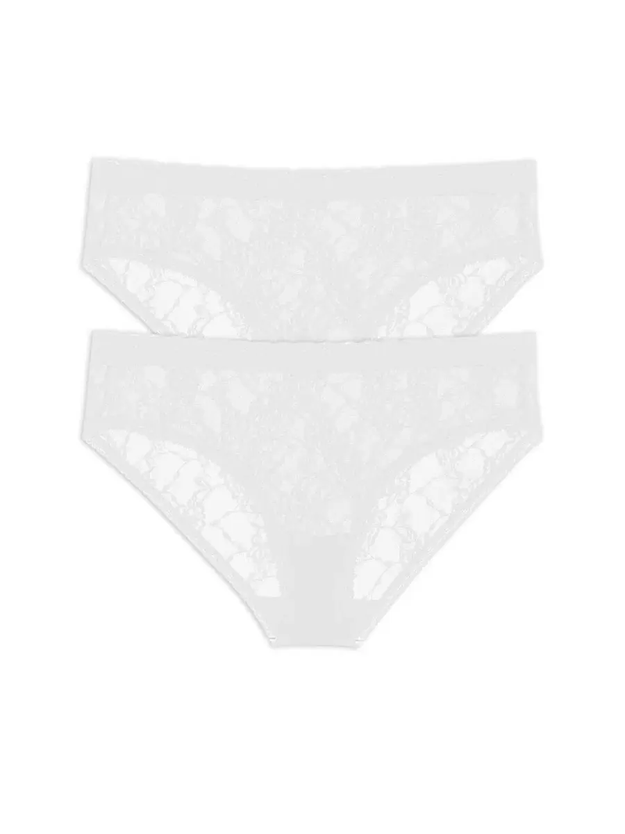 Комплект из двух женских кружевных трусиков Bliss Allure One Lace Girl Natori