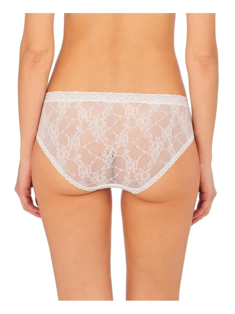 Комплект из двух женских кружевных трусиков Bliss Allure One Lace Girl Natori — изображение 4 из 4, белый