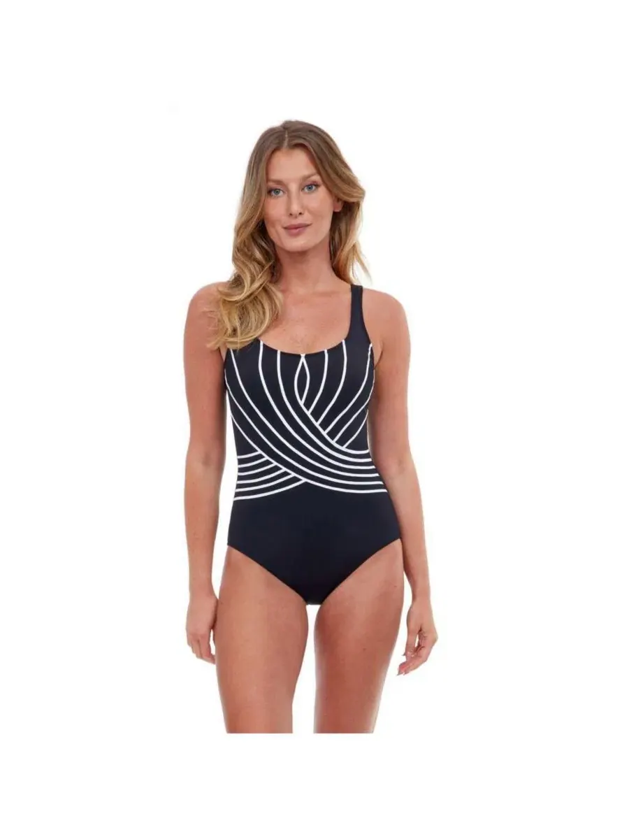 Женский купальник Embrace Surplice One Piece Gottex — черный
