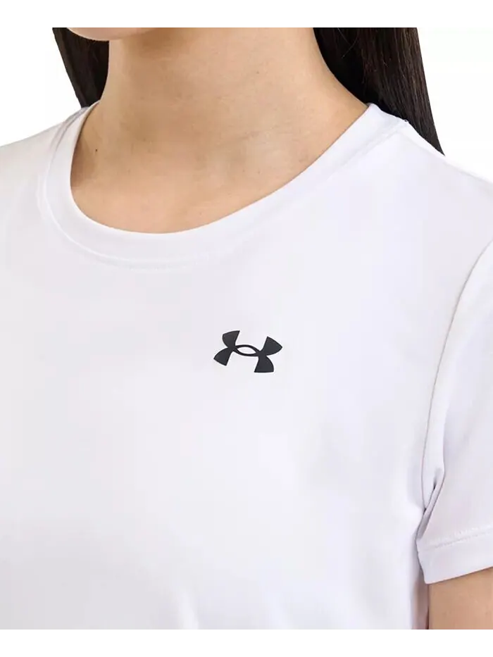 Женская футболка с короткими рукавами UA Tech™ Under Armour — изображение 3 из 7, белый
