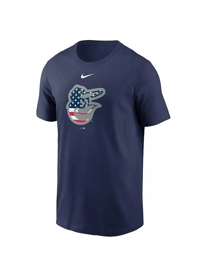 Футболка мужская темно-синяя Baltimore Orioles Americana Nike — изображение 2 из 3