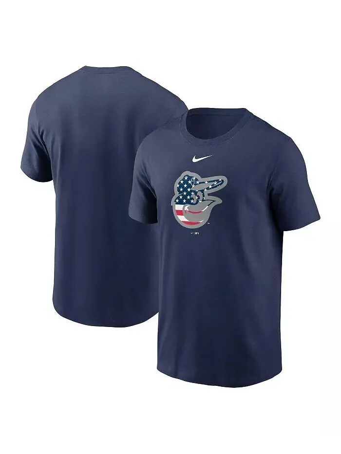 Мужская темно-синяя футболка Baltimore Orioles Americana Nike — изображение 1 из 3, темно-синий