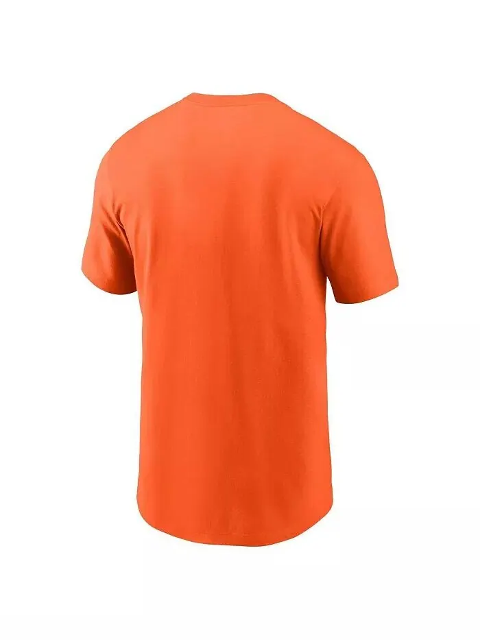 Мужская оранжевая футболка Denver Broncos Primetime Wordmark Essential Nike — изображение 2 из 3, оранжевый