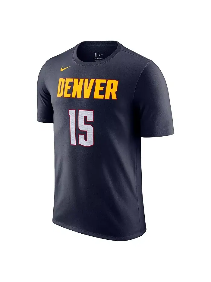 Мужская футболка Nikola Jokic Denver Nuggets Icon 2022–23 с именем и номером — изображение 3 из 3, синий