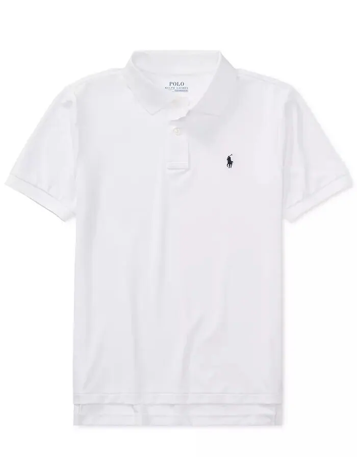 Рубашка поло из джерси для мальчиков Big Boys Performance Polo Ralph Lauren — изображение 1 из 3, темно-синий