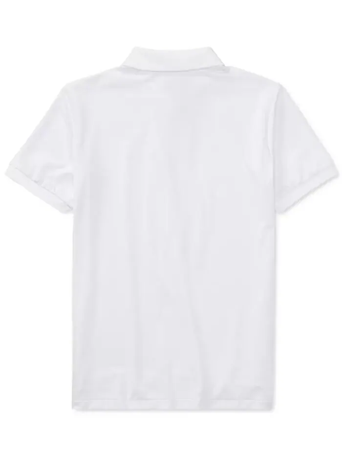 Рубашка поло из джерси для мальчиков Big Boys Performance Polo Ralph Lauren — изображение 2 из 3, белый