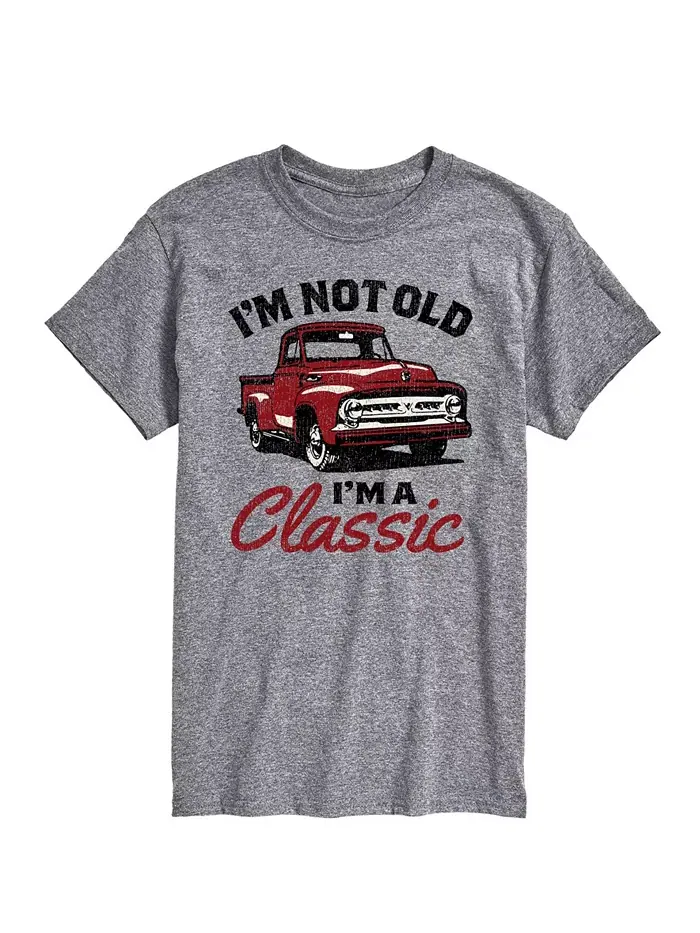 Мужская футболка с коротким рукавом Not Old I'm A Classic Truck AIRWAVES — изображение 1 из 3, серый