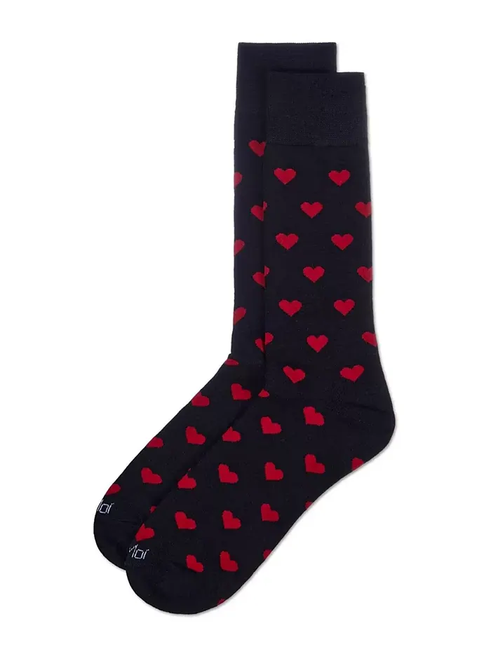 Мужские носки Hearts Crew Memoi — изображение 2 из 3, черный