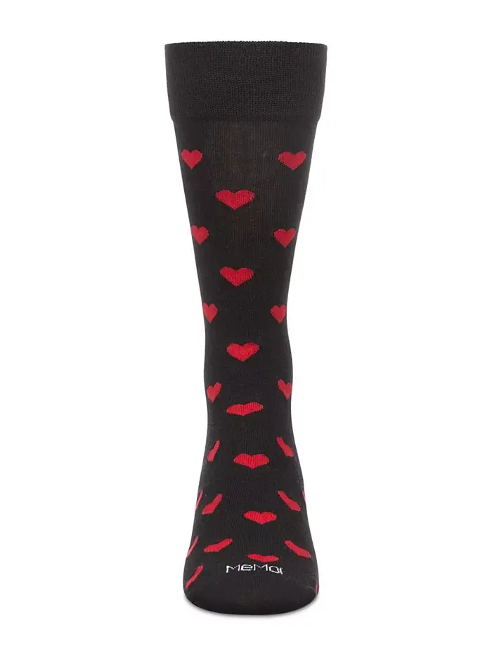 Мужские носки Hearts Crew Memoi — изображение 3 из 3, черный