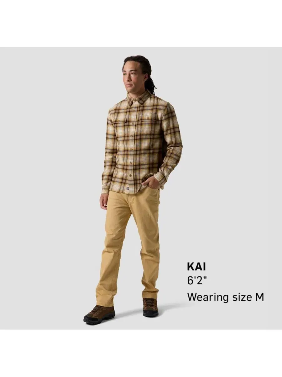 Фланелевая рубашка Venture Midweight с длинным рукавом Backcountry, Starfish Peeler Plaid — изображение 5 из 5