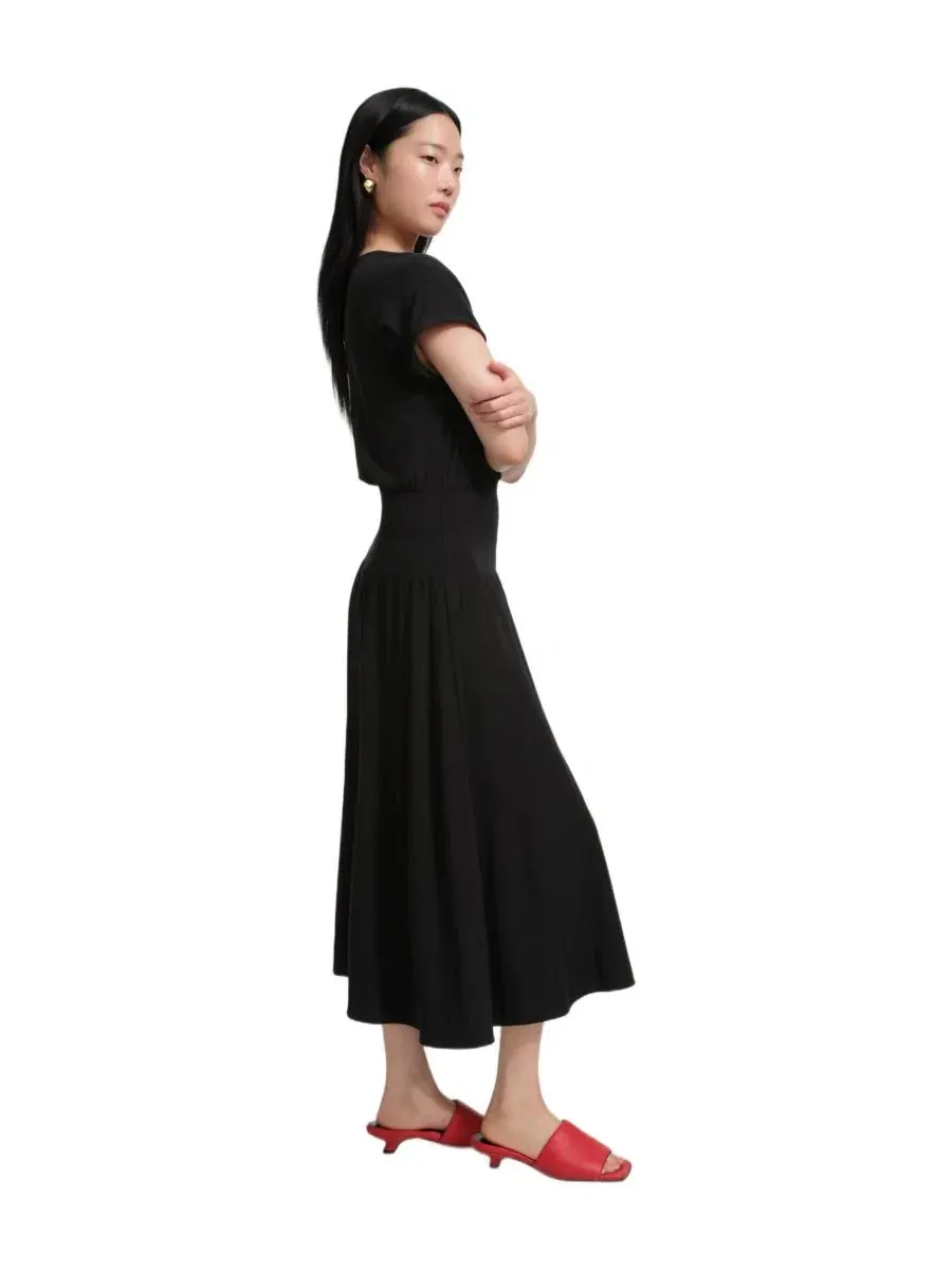 Платье-миди Suvi Dress Marcella — изображение 2 из 8, черный