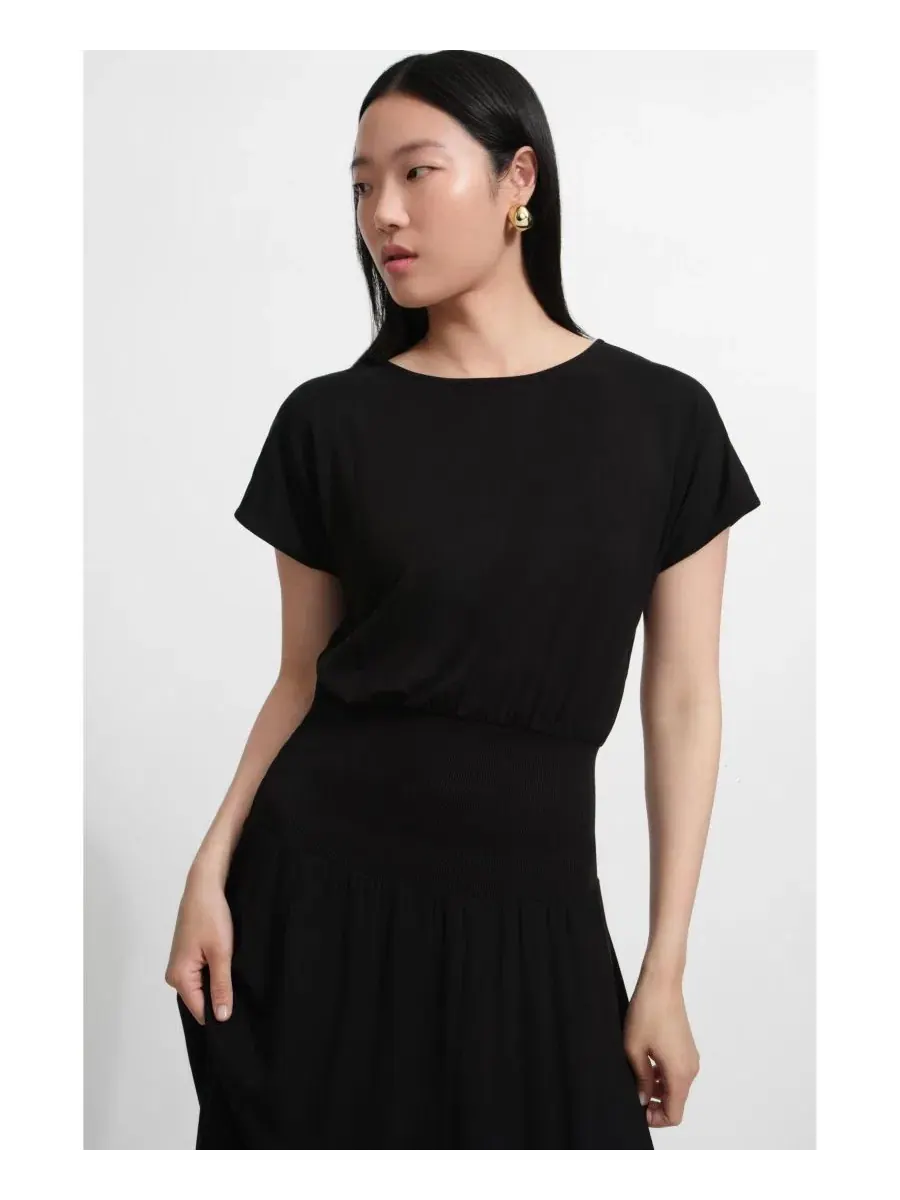 Платье-миди Suvi Dress Marcella — изображение 5 из 8, черный