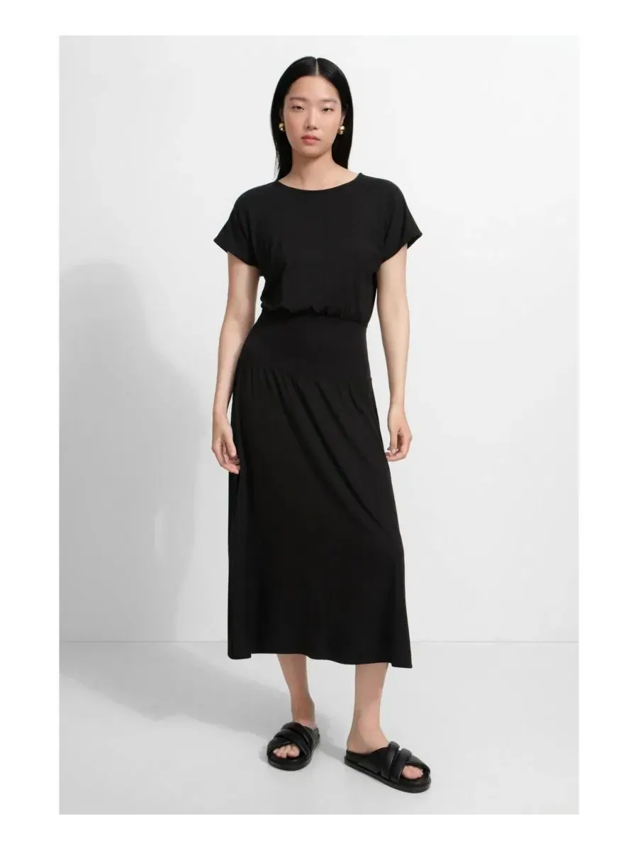 Платье-миди Suvi Dress Marcella — изображение 7 из 8, черный