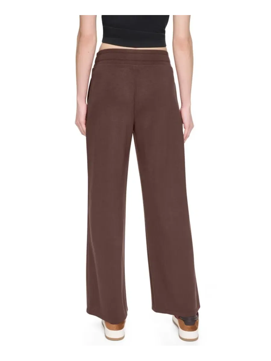 Брюки широкие с защипами DKNY Sport — изображение 4 из 4, эспрессо
