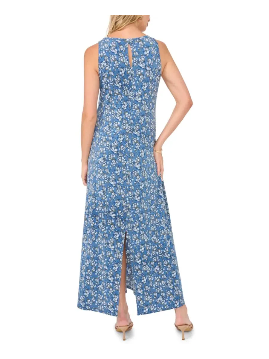 Макси-платье с цветочным принтом и вырезом Vince Camuto — изображение 4 из 4