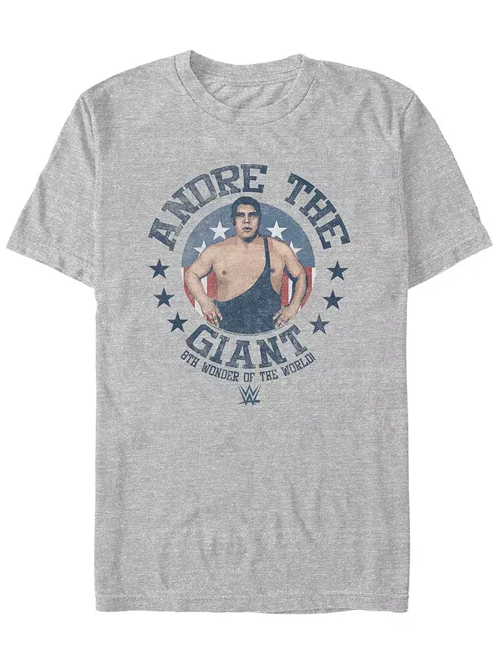 Мужская футболка с коротким рукавом WWE Andre Retro Giant Fifth Sun — изображение 1 из 1, приглушенный