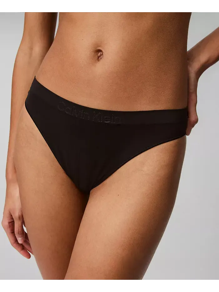 Женские трусы-стринги Bonded Flex QD3958 Calvin Klein — изображение 1 из 5, черный