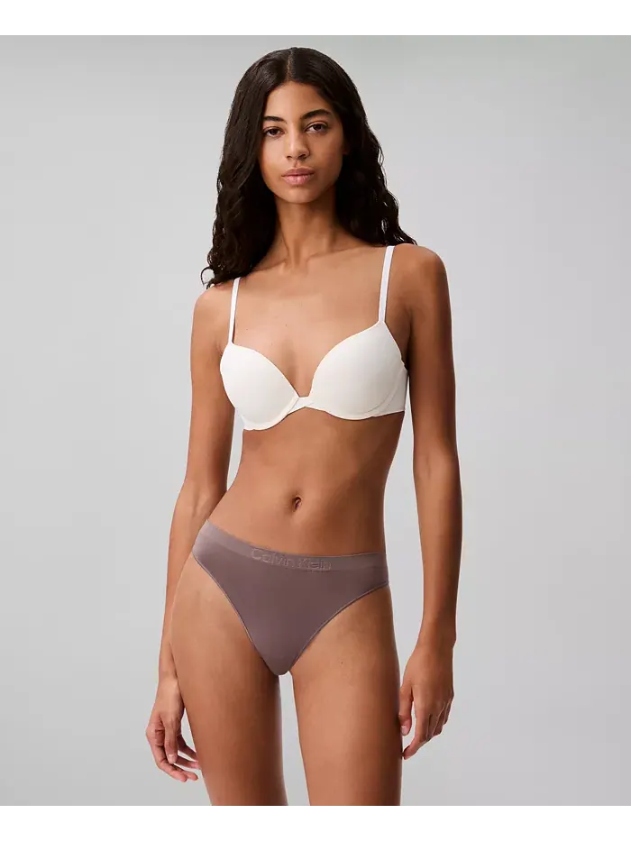 Женские трусы-стринги Bonded Flex QD3958 Calvin Klein — изображение 3 из 5, серый