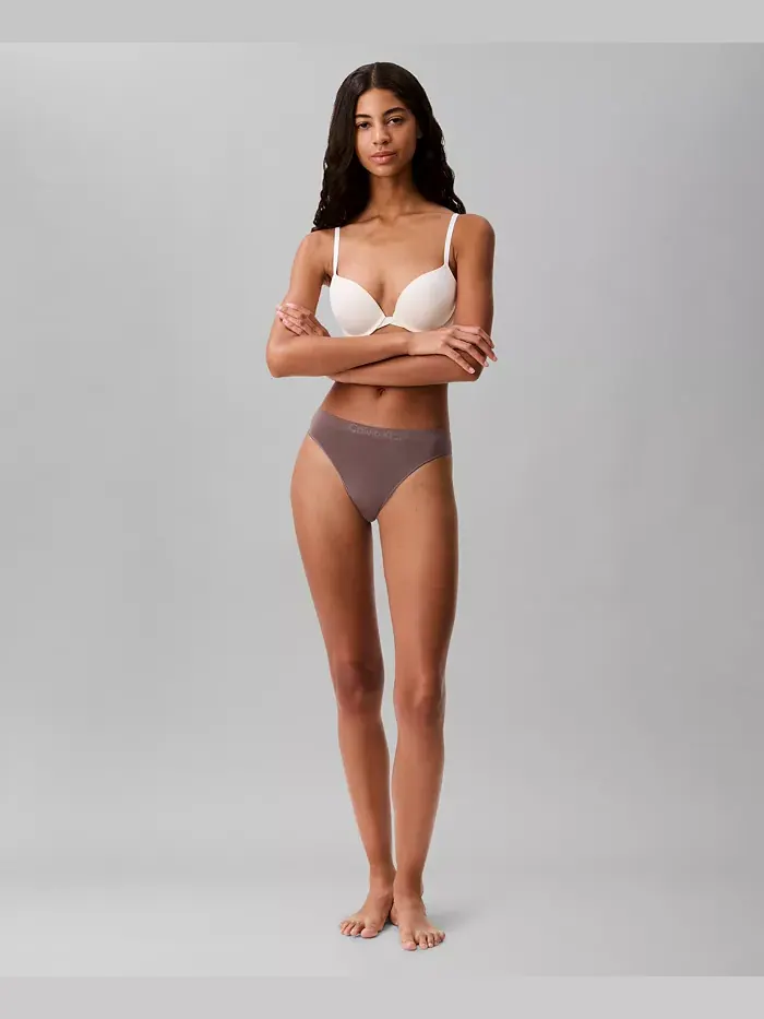 Женские трусы-стринги Bonded Flex QD3958 Calvin Klein — изображение 5 из 5, серый