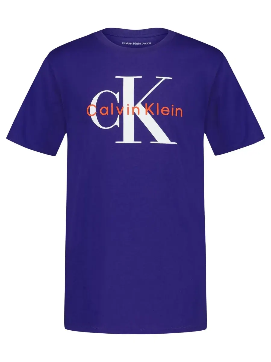 Детская футболка с круглым вырезом и монологом (8-20 лет) Calvin Klein