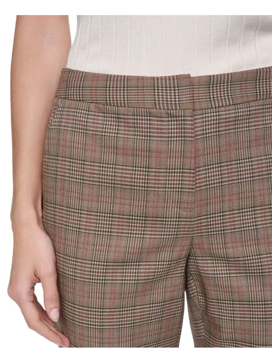 Женские брюки-чинос с принтом Mid-Rise Ankle Tommy Hilfiger — изображение 6 из 7, мульти