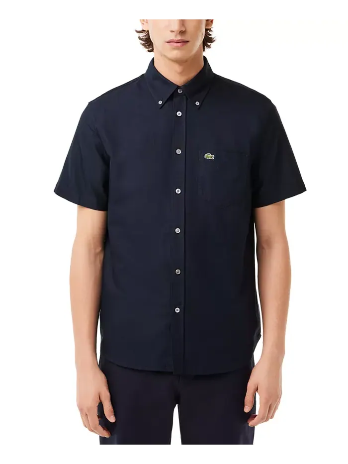 Рубашка Lacoste Oxford, мужская, короткий рукав — изображение 1 из 3