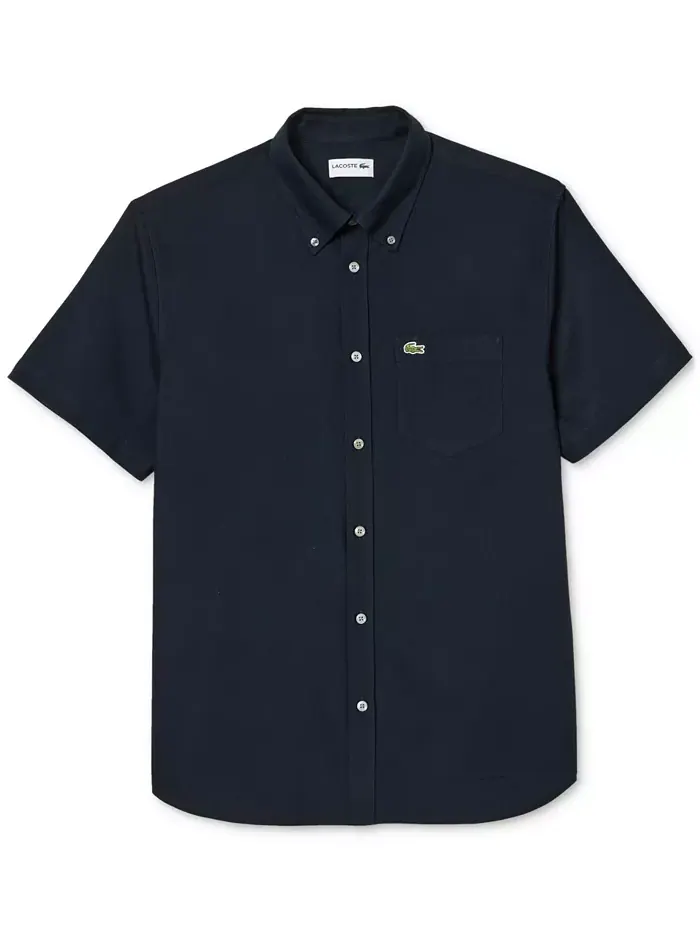 Рубашка Lacoste Oxford, мужская, короткий рукав — изображение 3 из 3