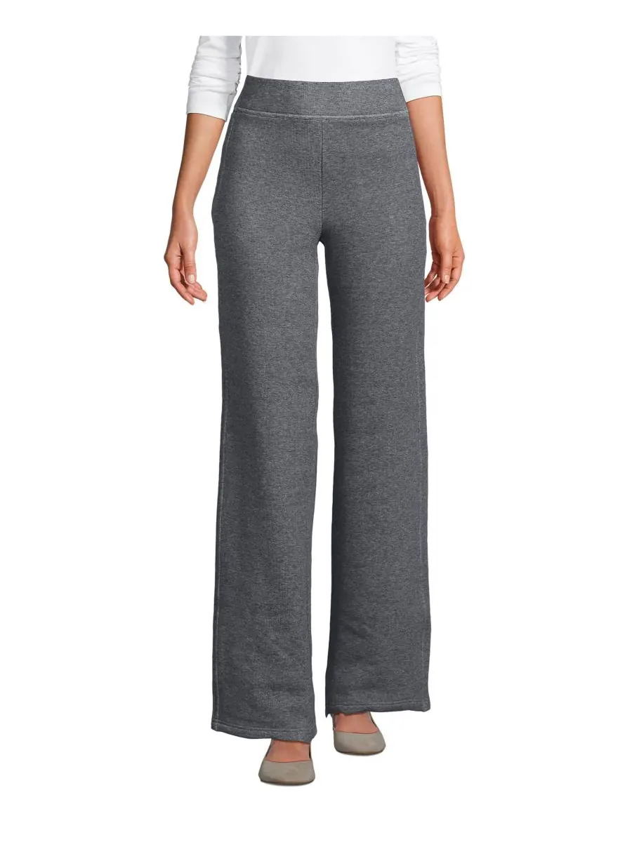 Женские спортивные брюки Serious Sweats с высокой посадкой, флисовой подкладкой и прямым кроем — изображение 1 из 4