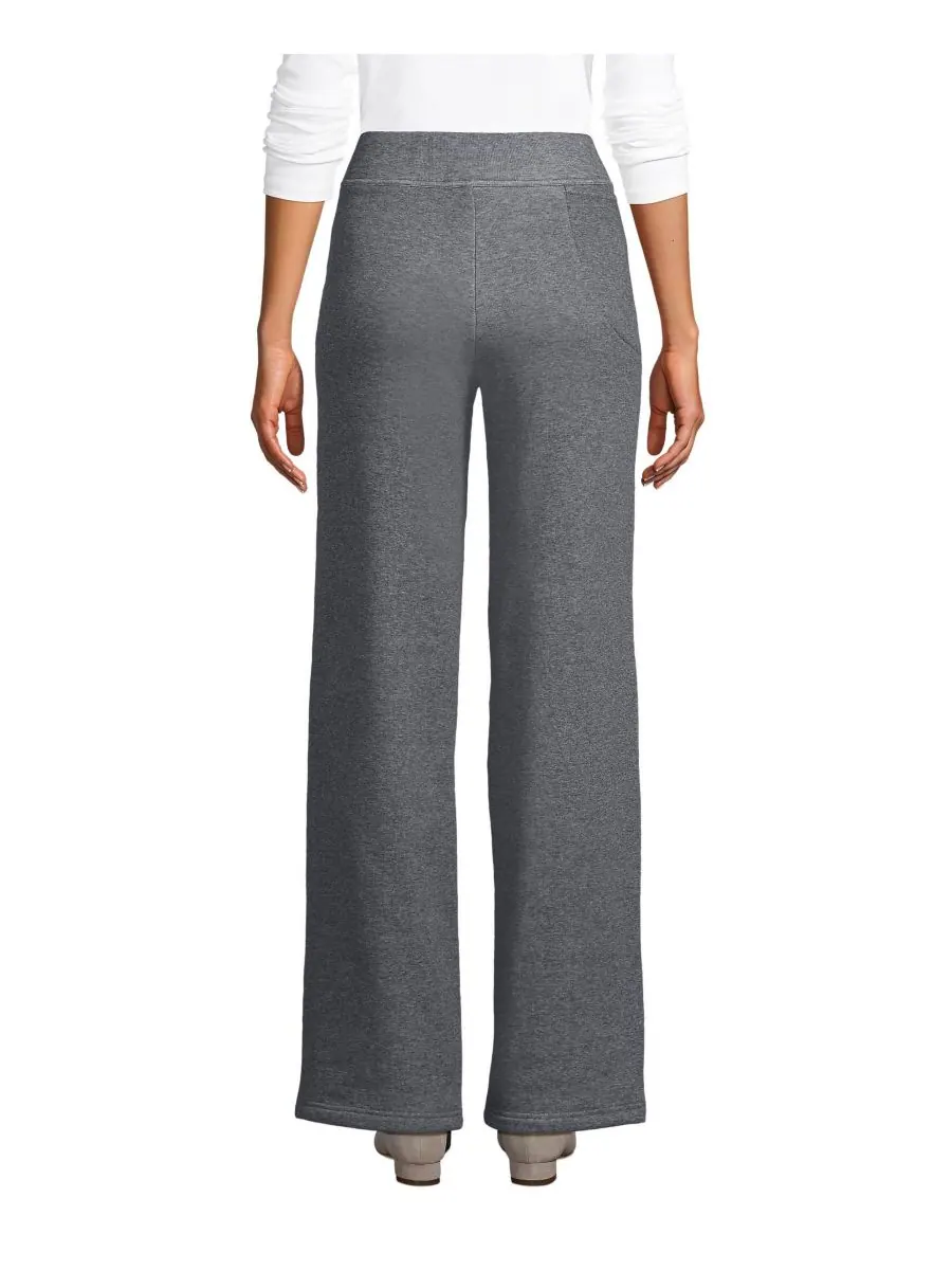 Женские спортивные брюки Serious Sweats с высокой посадкой, флисовой подкладкой и прямым кроем — изображение 2 из 4