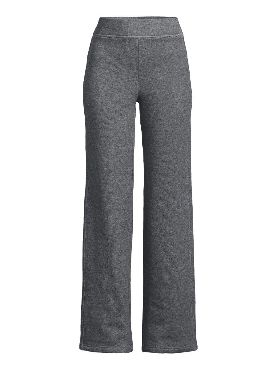 Женские спортивные брюки Serious Sweats с высокой посадкой, флисовой подкладкой и прямым кроем — изображение 4 из 4