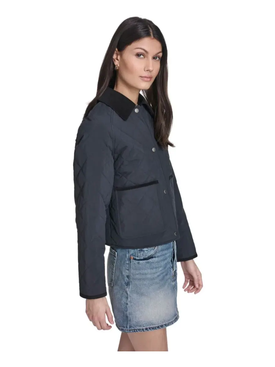 Женская куртка-пуховик Diamond Quilted Levi's — изображение 3 из 5, черный