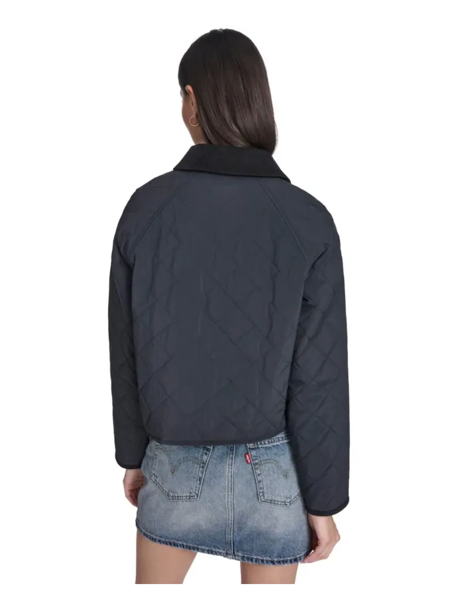 Женская куртка-пуховик Diamond Quilted Levi's — изображение 5 из 5, черный