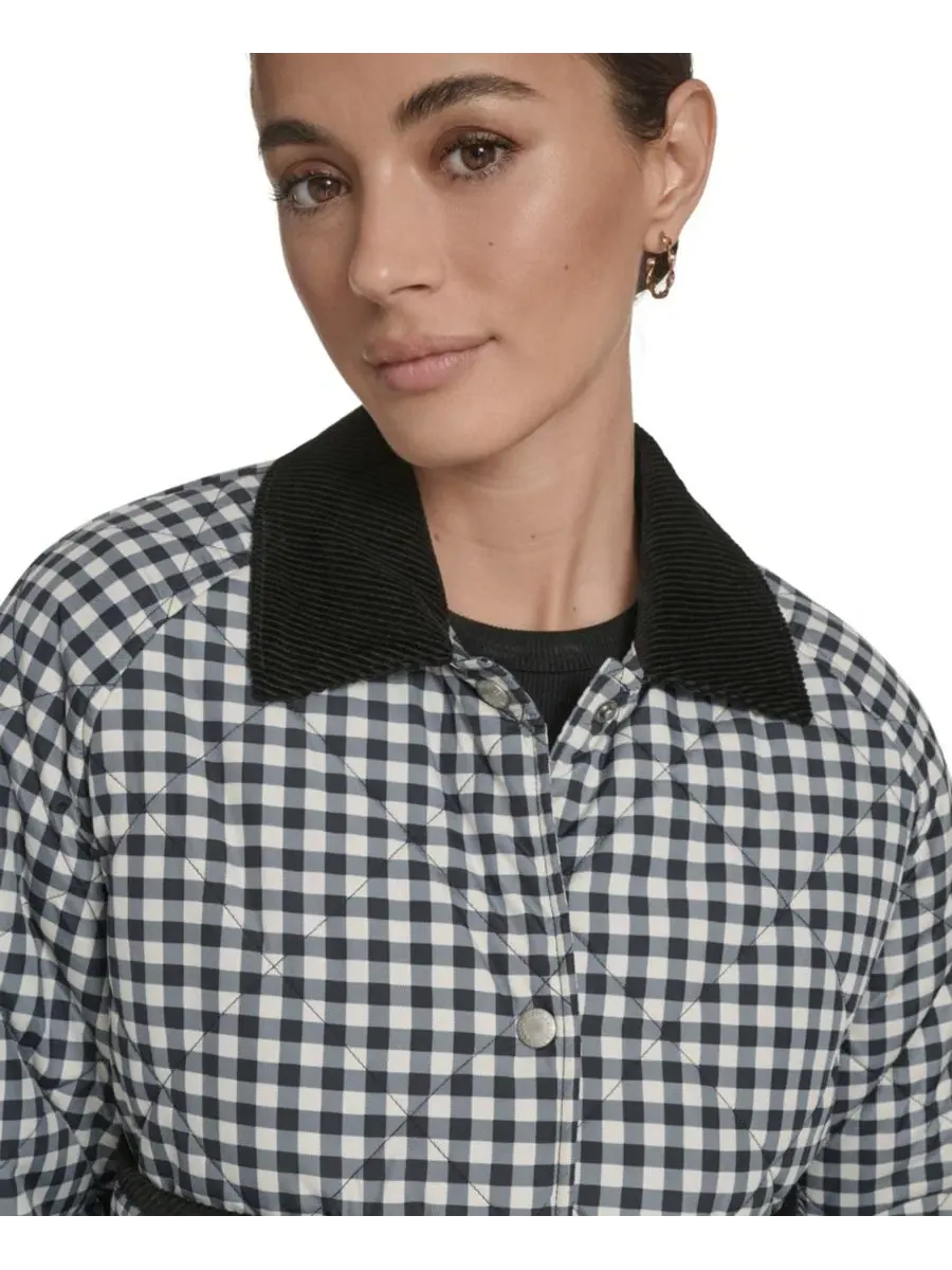 Женская куртка Diamond Quilted из легкого нейлона Levi's — изображение 6 из 7, черный/белый