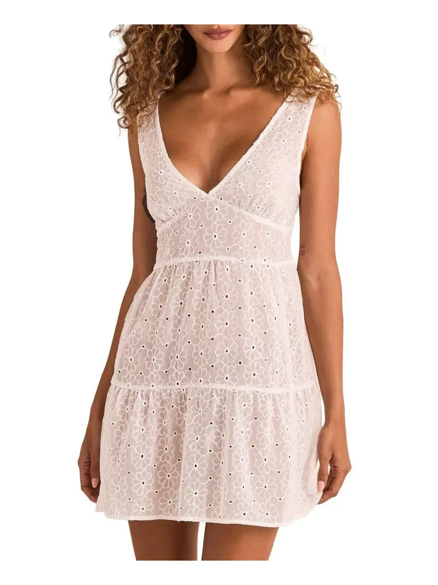 Пляжное платье с вышивкой, модель Bridal Cover Up Adore Me