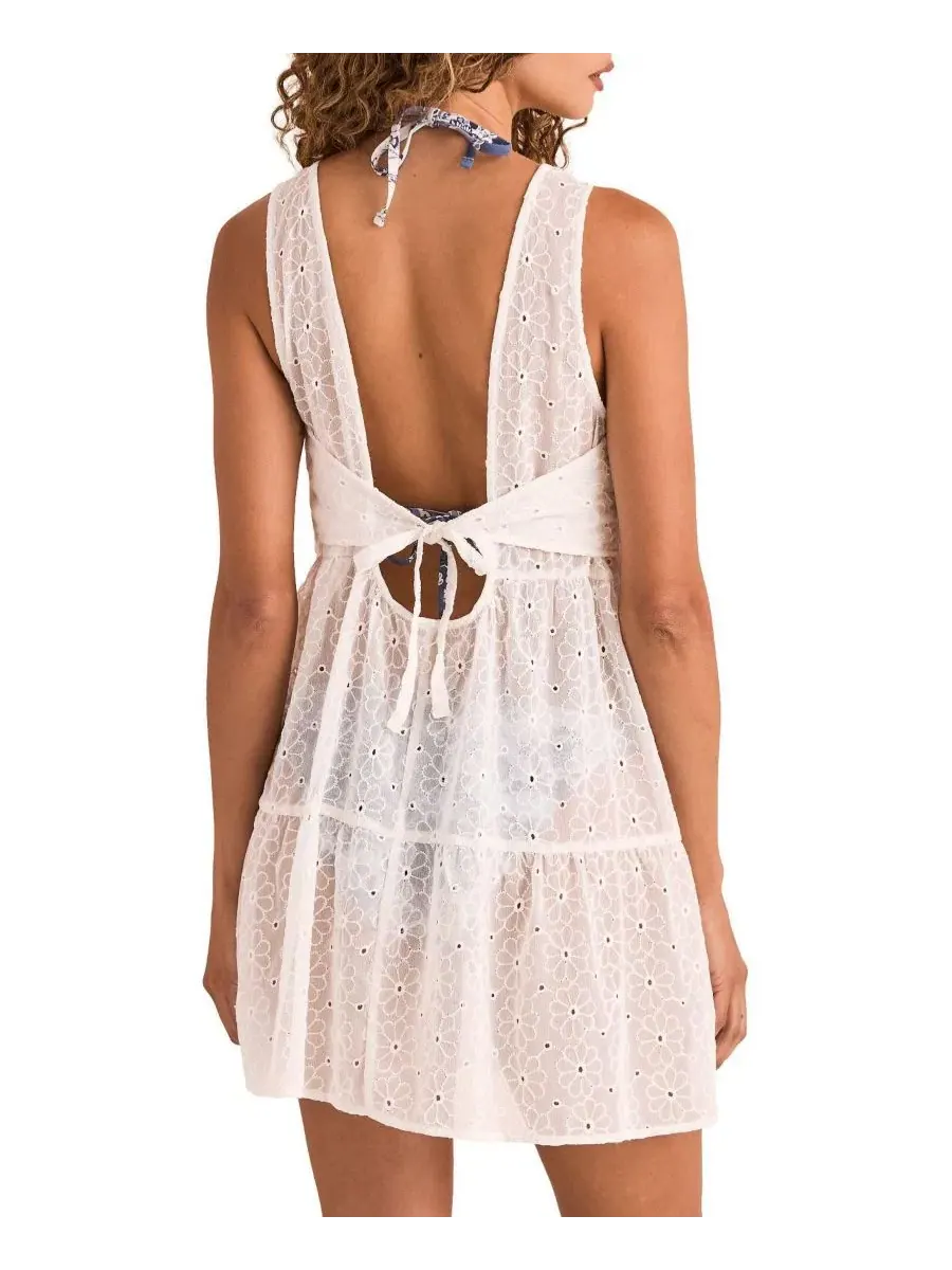 Пляжное платье с вышивкой, модель Bridal Cover Up Adore Me — изображение 4 из 6, белый