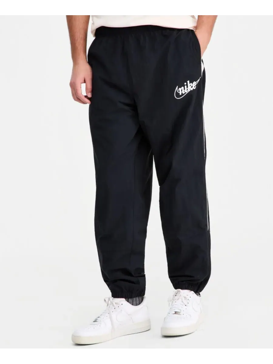 Легкие брюки Men's Sportswear Club Nike — изображение 3 из 8, черный/светлый хаки