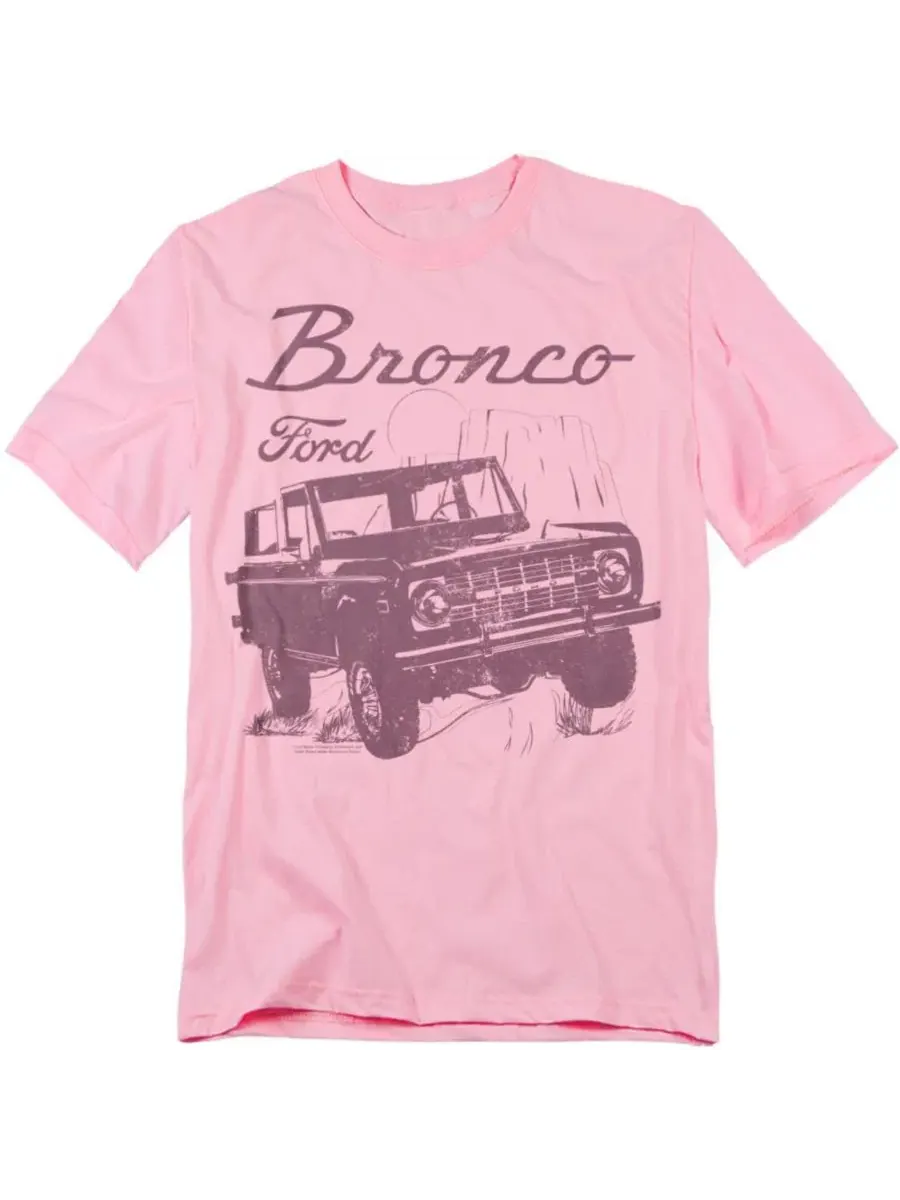 Мужская футболка Ford Bronco в стиле Дикого Запада Mustang — изображение 1 из 3, белый