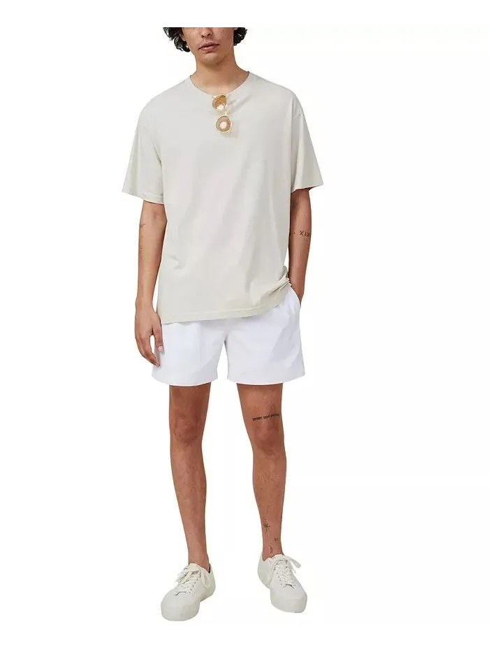 Мужские эластичные шорты для плавания COTTON ON — изображение 3 из 5, белый