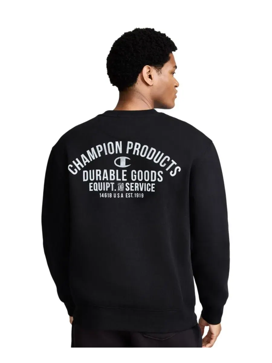 Свитшот мужской с принтом Durable Goods Champion — изображение 1 из 5, черный
