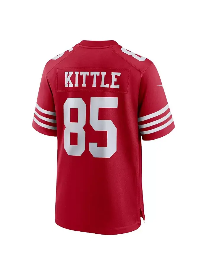 Мужская игровая футболка George Kittle San Francisco 49ers Nike — изображение 3 из 4, белый